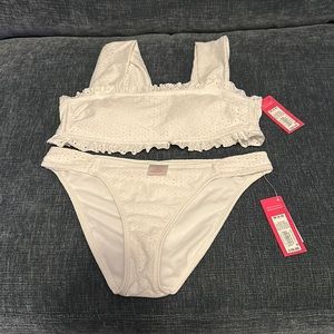 White Bathing Suit Top